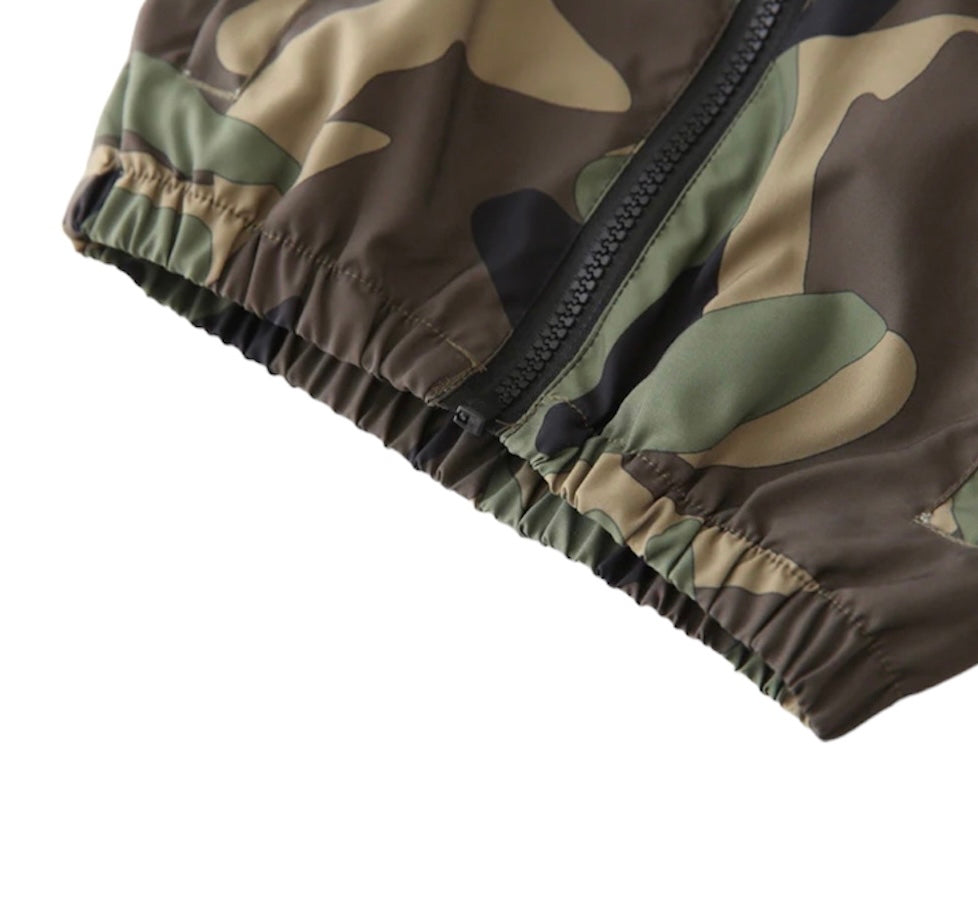 Camouflage Windbreaker