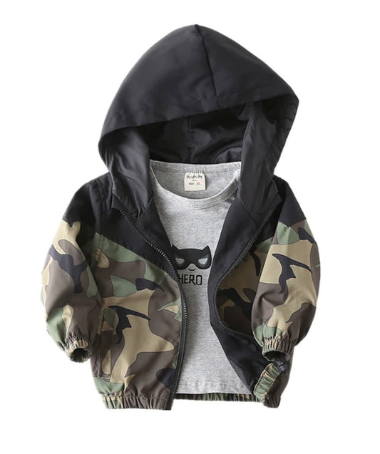 Camouflage Windbreaker