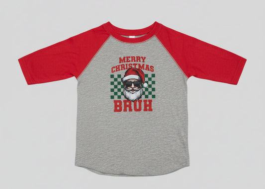 Kids Merry Christmas Bruh