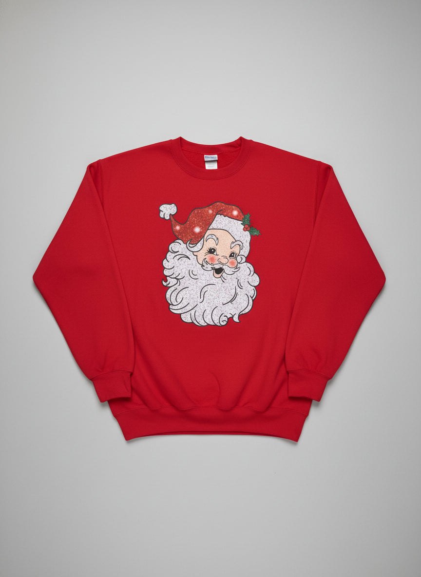 Sparkle Santa Sweatshirt