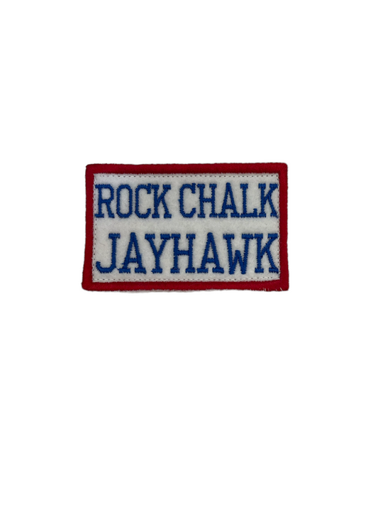 Rock Chalk Jayhawks Patch