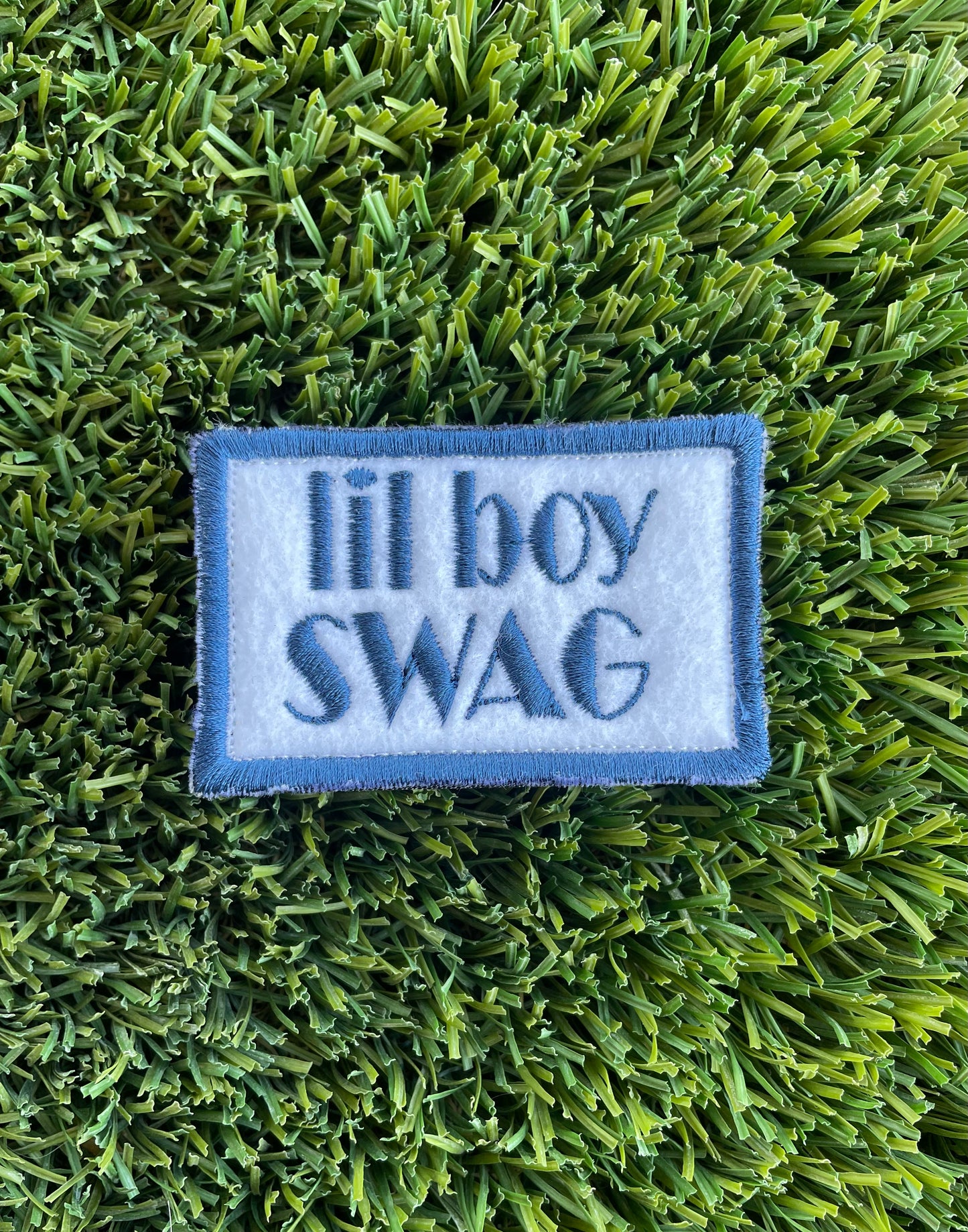 Lil Boy Swag Patch - Blue