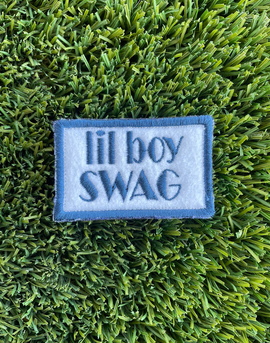 Lil Boy Swag Patch - Blue